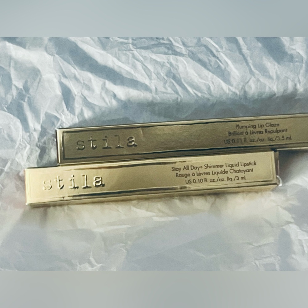 Stila Plumping Lip Glaze & Stay All Day Shimmer Liquid Lipstick